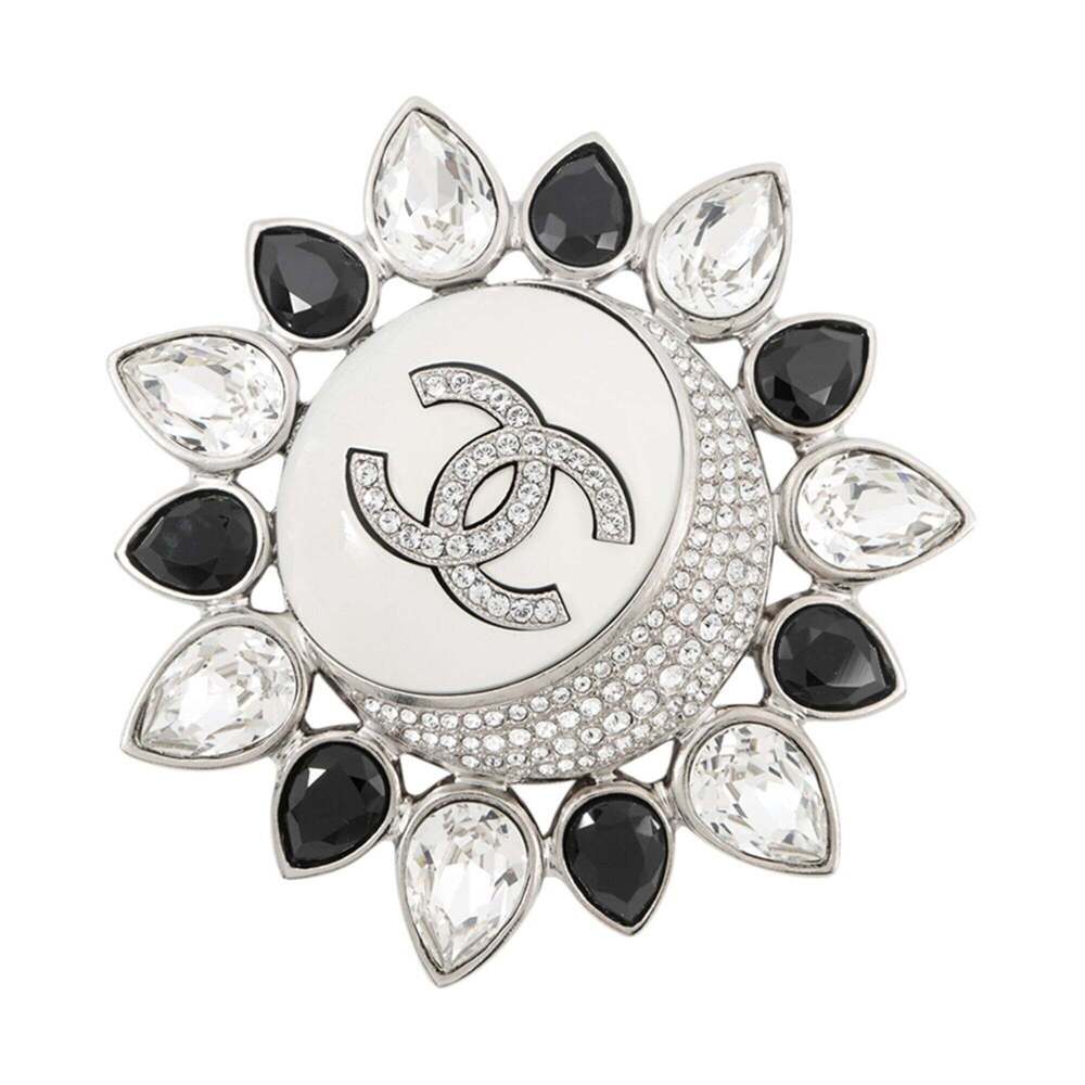 Chanel Brooch Coco Mark Sun Rhinestone C22 C AB7728 CHANEL BROACH